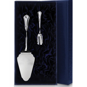 Silver tea set "Favorite": a spatula for a cake, a scoop for sugar