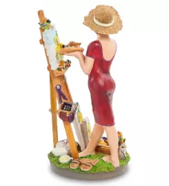 Статуэтка "Художница с натюрмортом"