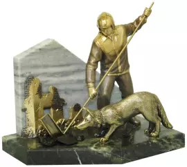 Сувенир из бронзы "Мужество"