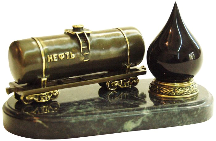 Bronze souvenir "Oil tank"