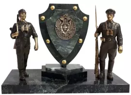 Сувенир "На защите Отечества" бронза