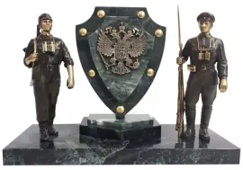 Сувенир бронзовый "На защите Отечества" Сувенир бронзовый "На защите Отечества"