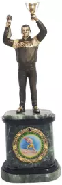 Сувенир-приз из бронзы "Чемпион по боксу"