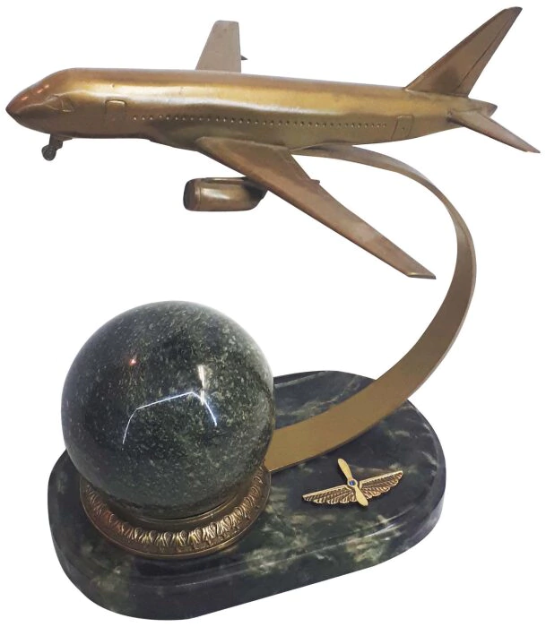 Bronze souvenir "Civil aviation aircraft" (balloon)