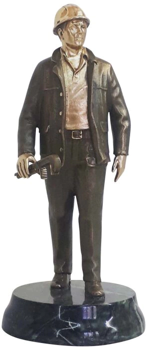 Bronze statuette "Locksmith worker"