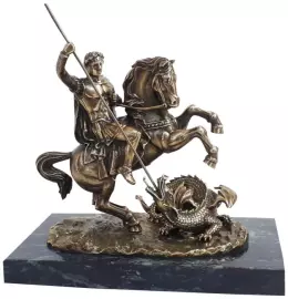 Сувенир бронзовый "Георгий Победоносец"