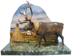 Bronze souvenir "Boundless expanses" (deer)