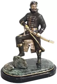 Статуэтка из бронзы "Стрелец"