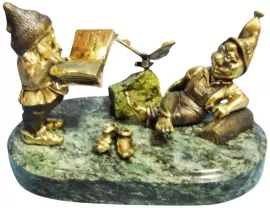 Композиция из бронзы "Наставник"