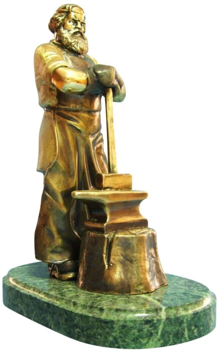 Bronze statuette "The Blacksmith"