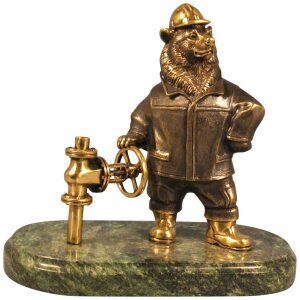 Bronze statuette "Oil Bear"