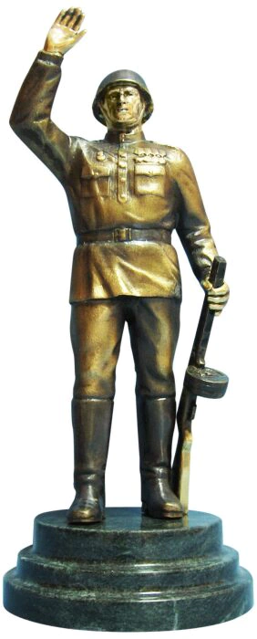 Bronze statuette "Soldier"