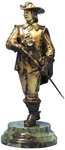 Bronze statuette "Musketeer"