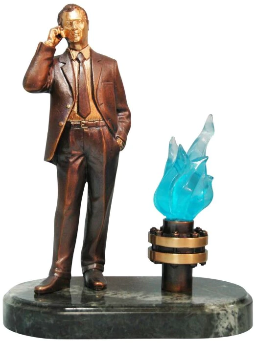 Bronze statuette "Employee of the gas industry"