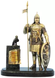 Souvenir made of bronze "Defender of the Russian Land" (Vityaz)