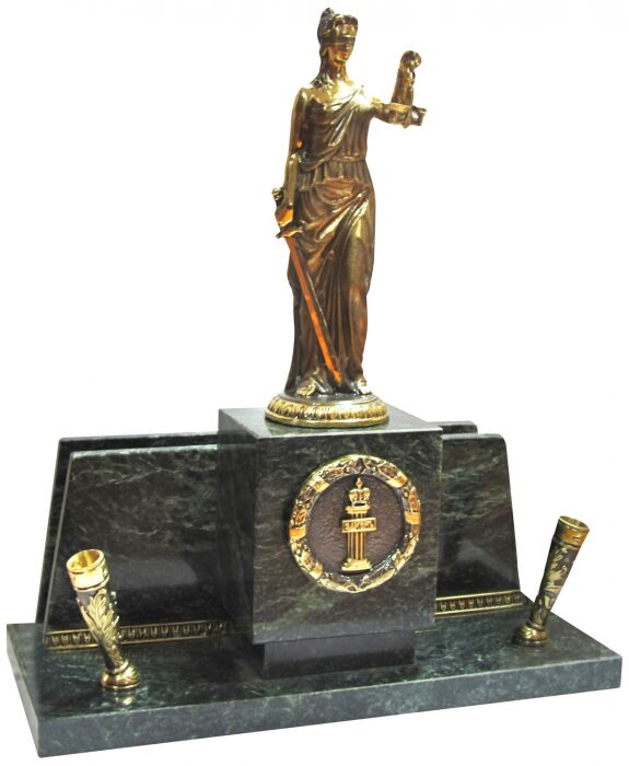 A writing device made of bronze "Themis"