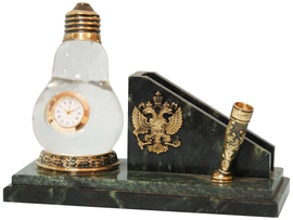 A business card holder made of bronze "Light"