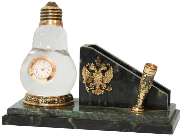 A business card holder made of bronze "Light"