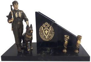 A writing device made of bronze "Border"