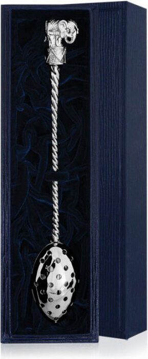 Ситечко для заваривания чая из серебра "Слоник"