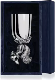 Рюмка для водки из серебра "Белка" на 1 персону