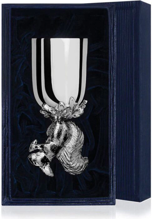 Vodka glass made of silver "Belka" for 1 person