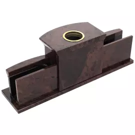 Настольный набор из обсидиана "Партнёр"