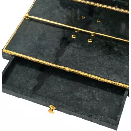 Настольный набор из мрамора "Правитель"