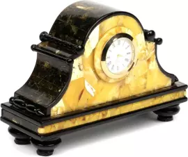 Baroque amber table clock