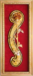 Amber panel "Flower"