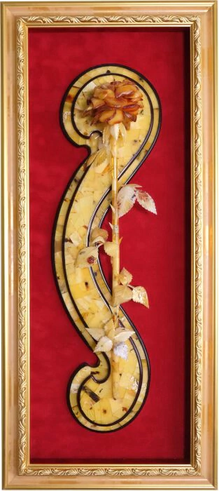 Amber panel "Flower"