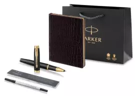 Подарочный набор Parker IM Metal Black GT
