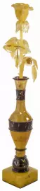 Amber souvenir "Rose in a vase"