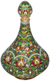 Графин "Цветение" с горячими эмалями