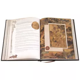 The leather-bound book "The Big Book of Power"