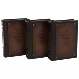 Книга в кожаном переплете "Роберт Грин. 3 тома"