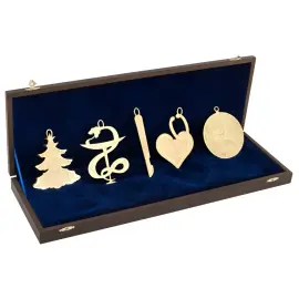 Набор елочных игрушек "Медицина" 5 шт., Златоуст Набор елочных игрушек "Медицина" 5 шт., Златоуст