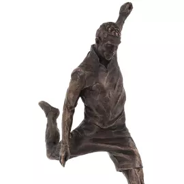 The bronze statuette of Cristiano Ronaldo