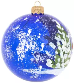 Ёлочный шар "Письмо Деду Морозу" 100 мм