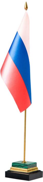 Флагшток из малахита и долерита малый
