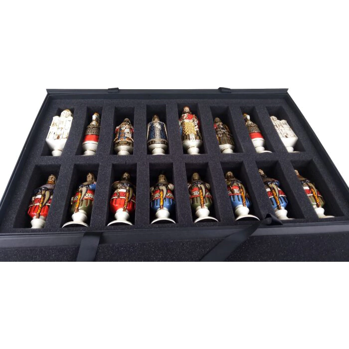 Collectible porcelain chess "Alexander Nevsky"