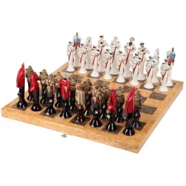 Collectible porcelain chess "Civil War"
