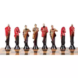 Collectible porcelain chess "Civil War"