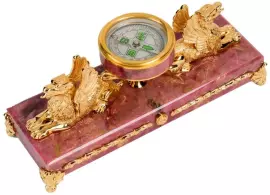 Компас "Два грифона", родонит