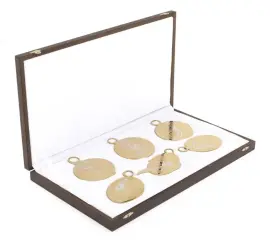 Набор ёлочных игрушек "Олимпийские игры" 6 шт., Златоуст Набор ёлочных игрушек "Олимпийские игры" 6 шт., Златоуст