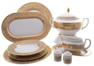 Столовый сервиз из фарфора "Diadem Creme Gold" 6 персон