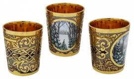 Набор охотничий "Охота на медведя" на 3 персоны, Златоуст