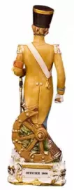 Скульптура "Офицер" разноцветная