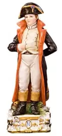 The sculpture "Napoleon" is multicolored
