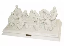 The Last Supper statuette, color: white
